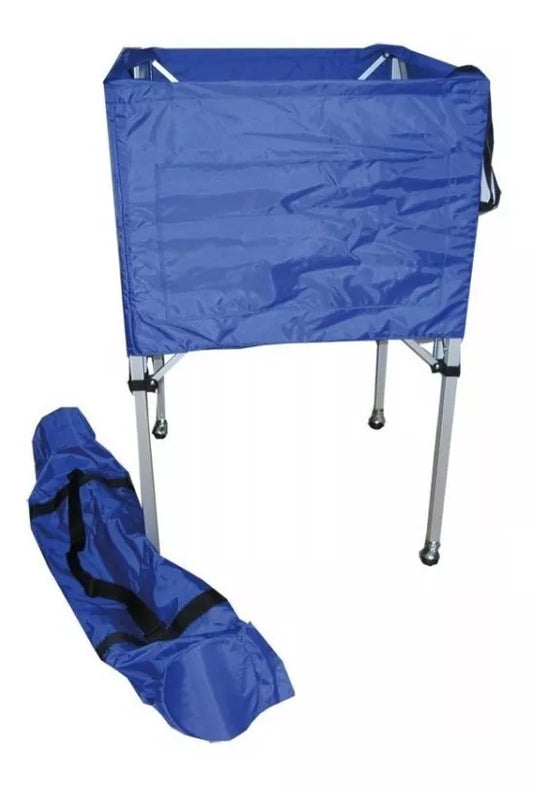 Carro porta balones aluminio plegable con ruedas