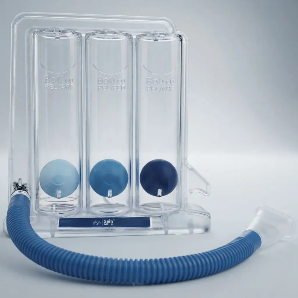 Ejercitador pulmonar Triflow Spirometer TRI-12 Spin Medical