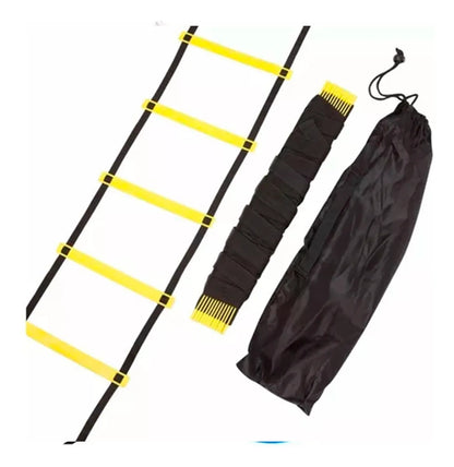 Pack Set Escalera de agilidad 12 Peldaños + Conos Triangulares