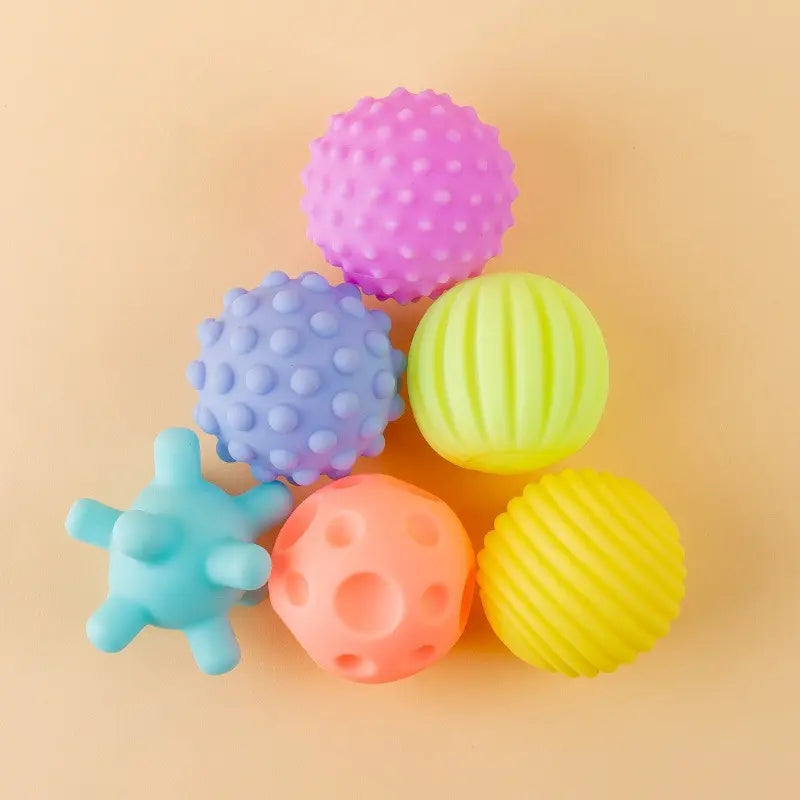 Set x6 pelotas sensoriales infantil