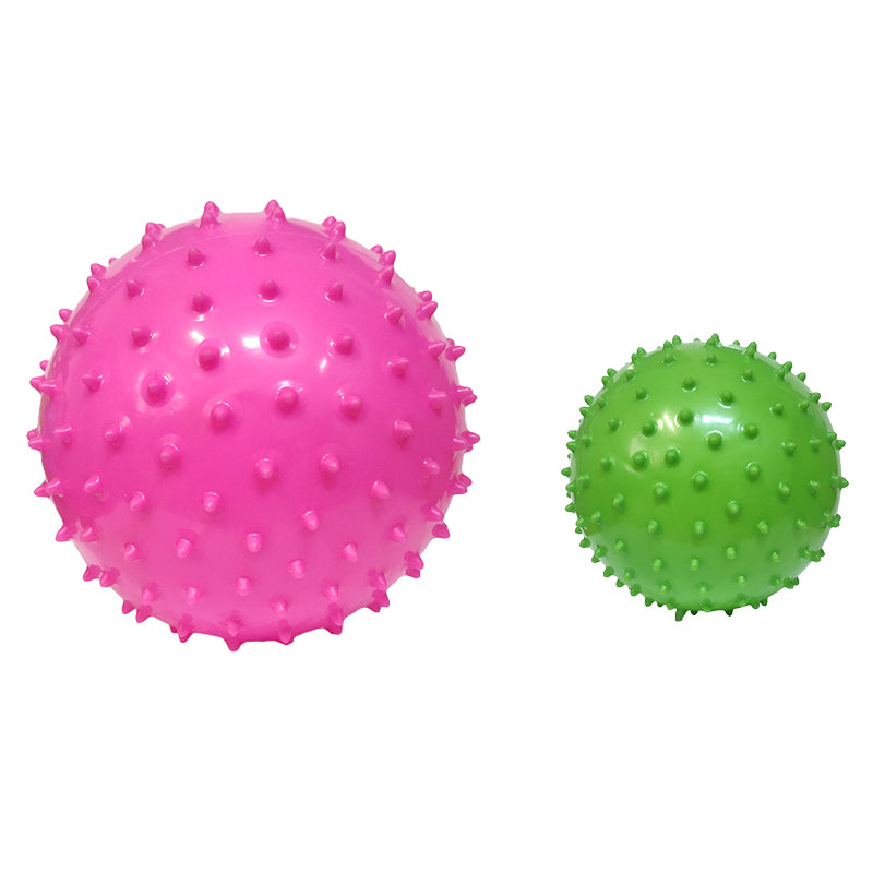 Par de Pelota balón Erizo 8 y 15cm
