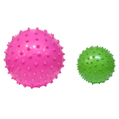 Par de Pelota balón Erizo 8 y 15cm