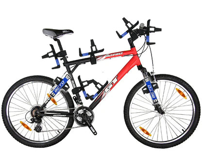 Pack Soporte porta botella Bicicleta + 1 Botella BLANCA Caramagiola Plastica