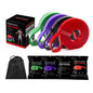Set 4x Bandas Largas Calistenia + Accesorios