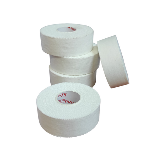 Cinta Vendaje Rígido Blanco Inelástica - 2,5 Cm X 13,7 Mts