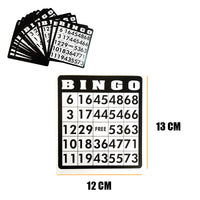 Set Bingo +Tombola acero 20 CM +Cartones +Bolas +Fichas sku630