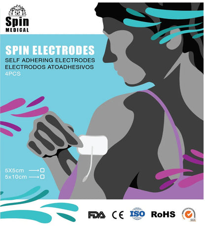 Electrodo 50x50 - Pack 4 Unidades Spin Medical