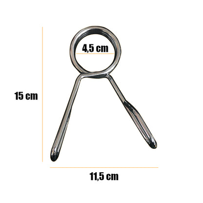 Par Collarin Olímpico Pinza Cromado