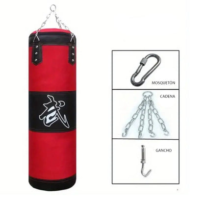 Pack Soporte a pared + Saco de Boxeo PRO 120cm relleno 30KG