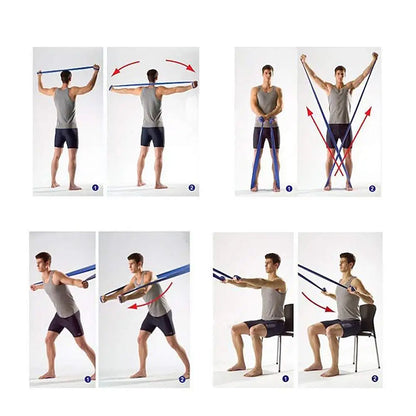 Set 3 Bandas abierta resistencia Yoga rehabilitación