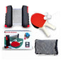 Set Ping Pong + Par paletas + Red retractil rollnet + 3 Pelotas -Ajustable -459