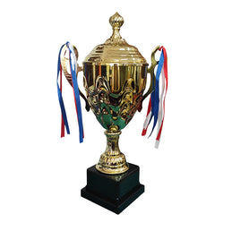 Trofeo Copa deportivo 35 Cm alto Dorado Personalizado - Sublimado