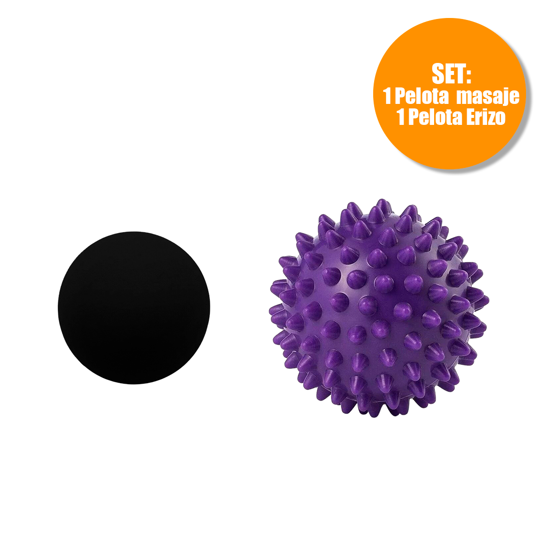 Pack 2x Pelota para Masaje Yoga Pilates Rehabilitacion