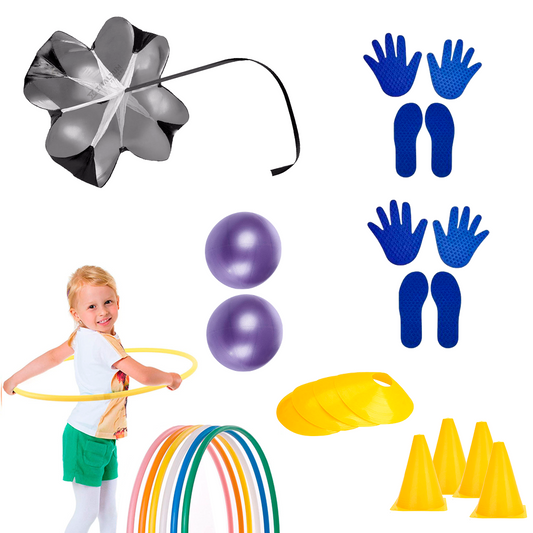Kit Set Motricidad Niños Juego Deportivo