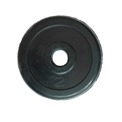 Par Discos Pesa 2 Kg Barra Preolimpica - Total 4kg