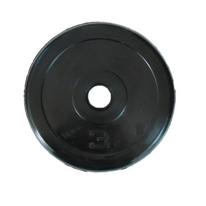 Par Discos Pesa PVC 3 Kg Barra Preolimpica - Total 6kg