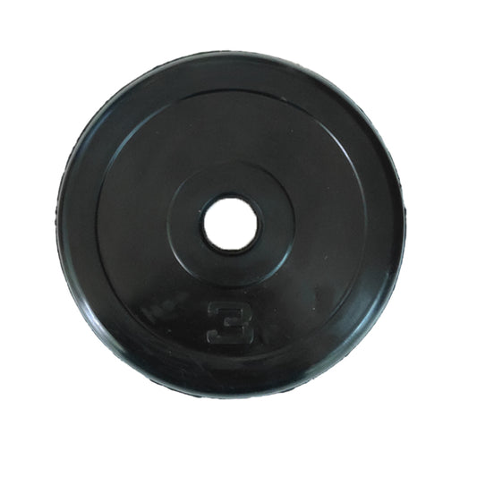 Par Discos Pesa PVC 3 Kg Barra Preolimpica - Total 6kg