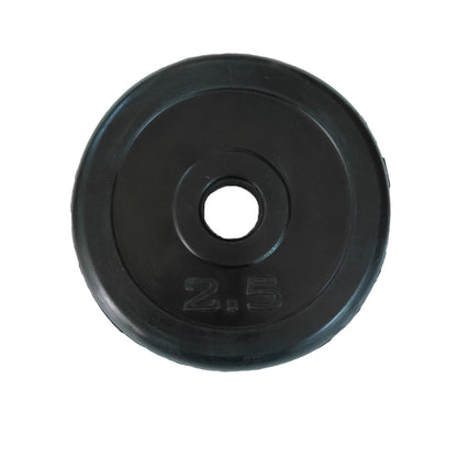 Par Discos Pesa PVC 2,5 Kg Barra Preolimpica - Total 5kg