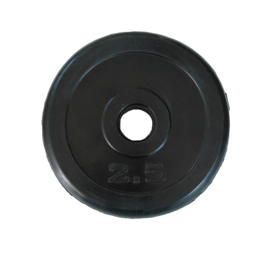 Par Discos Pesa PVC 2,5 Kg Barra Preolimpica - Total 5kg