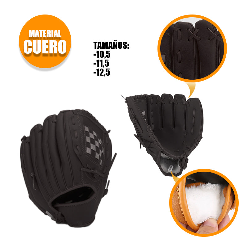Guante de beisbol baseball diferentes tamaños adulto niño