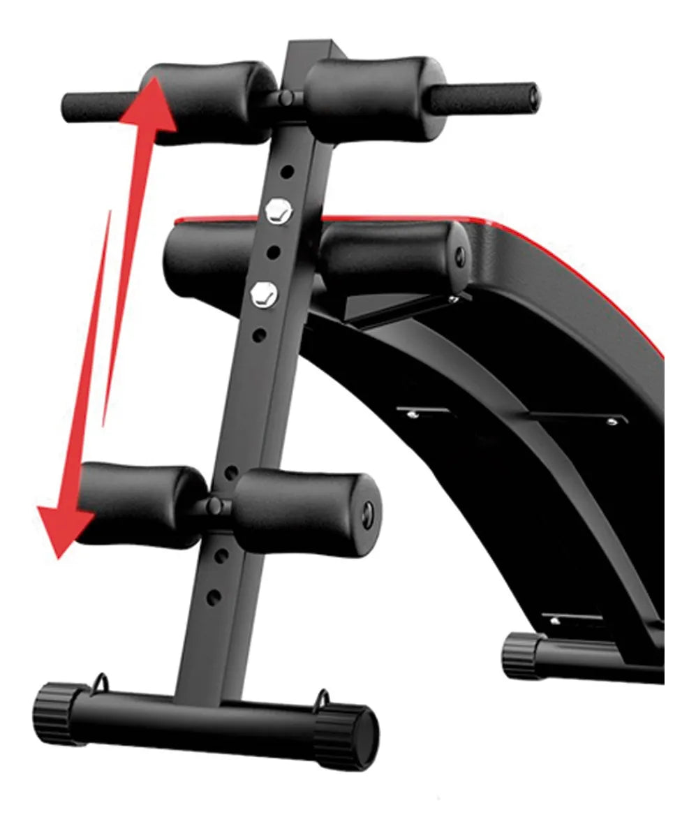 Banco para abdominales declinado