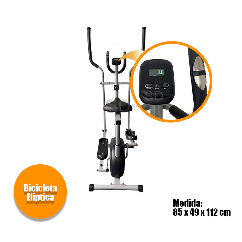 Máquina Bicicleta Elíptica Magnética 8 Niveles Volante 5 kg - 8304S