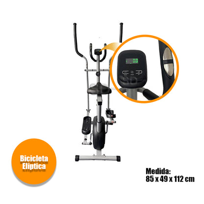Máquina Bicicleta Elíptica Magnética 8 Niveles Volante 5 kg - 8304S