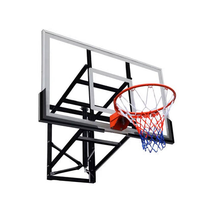 Tablero Basquet Policarbona + Aro Oficial Acero a Pared ajustable