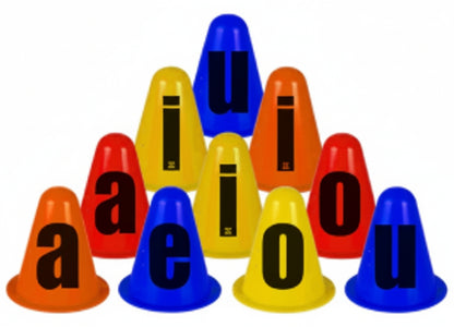 Pack 10x - Cono Entrenamiento Coordinación Agilidad 8cm Personalizados