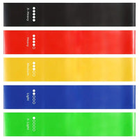 Banda Loop Latex Gluteos - Unidad Colores - 5 resistencias