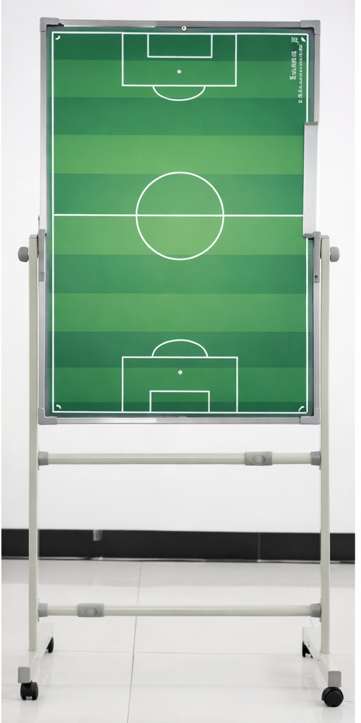 Tablero Pizarra tactica Futbol con ruedas 100cm