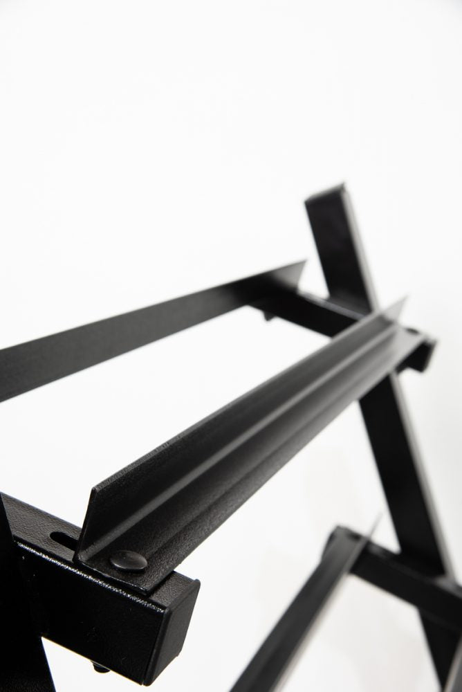 Pack Rack + Mancuernas Hexagonales Caucho 100 Kg