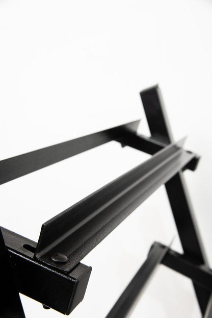 Pack Rack + Mancuernas Hexagonales Caucho 100 Kg