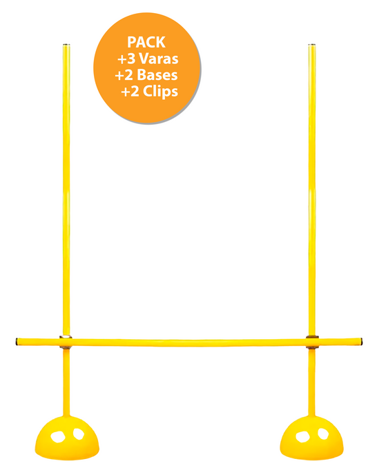 Pack 3 Varas +2 Base +2 Clips - Agilidad Entrenamiento N095