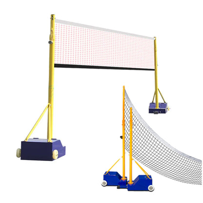 PAR Parante Postes voleibol Tenis Badminton con ruedas +Red