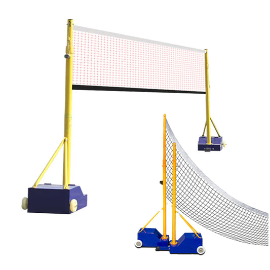 PAR Parante Postes voleibol Tenis Badminton con ruedas +Red