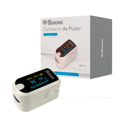 Oximetro de Pulso Dedo Adulto - Marca Blunding