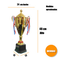 Trofeo Copa deportivo 48 Cm alto Dorado