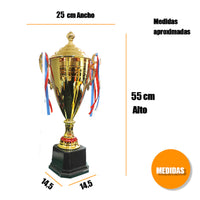 Trofeo Copa deportivo 55 Cm alto Dorado