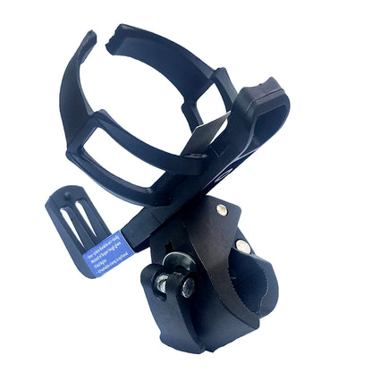 Pack Soporte porta botella Bicicleta + 1 Botella BLANCA Caramagiola Plastica