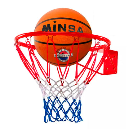 Pack Aro Medida Oficial +balón De Básquet N°7 +bombin +aguja