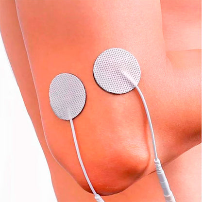 Set 4x Unidades - Electrodo Tens EMS redondo 3cm Reutilizable