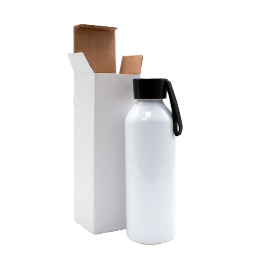 Botella Aluminio tapa plana rosca 750ml