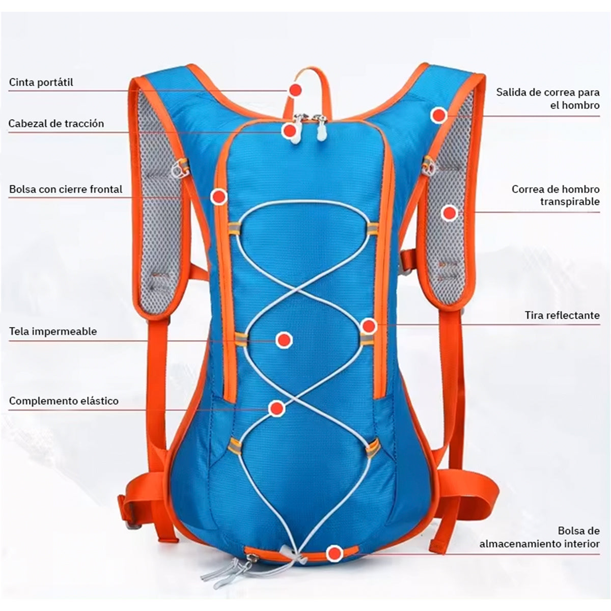 Mochila de hidratacion Camelback outdoor - ciclismo running N414