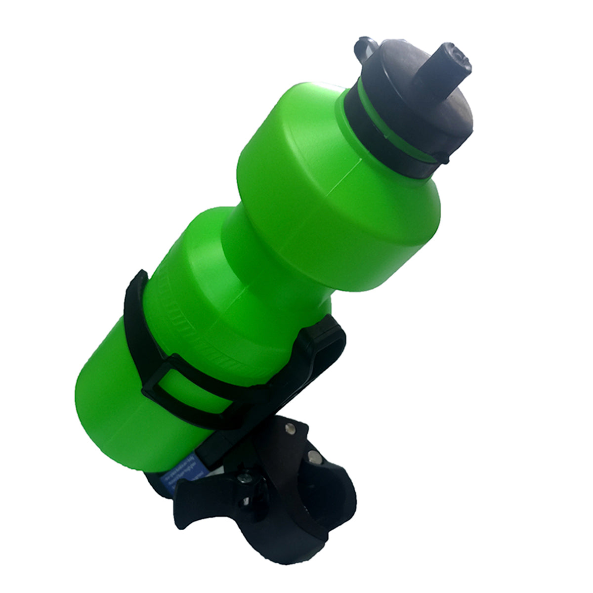 Pack Soporte porta botella Bicicleta + 1 Botella BLANCA Caramagiola Plastica