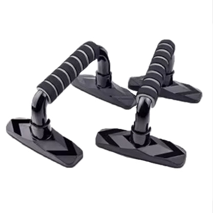 2x Soporte Push Up Para Flexiones Brazo Pecho - Espuma -203 - Negro