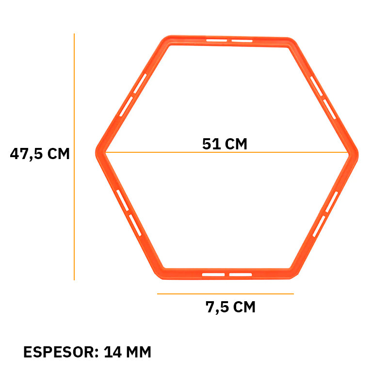 Set Aro plano escalera agilidad psicomotricidad con clips para armar circuito