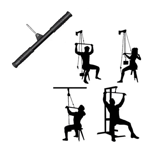 Barra para Polea Largo 40 cm - Gimnasio Dorsal Triceps Biceps