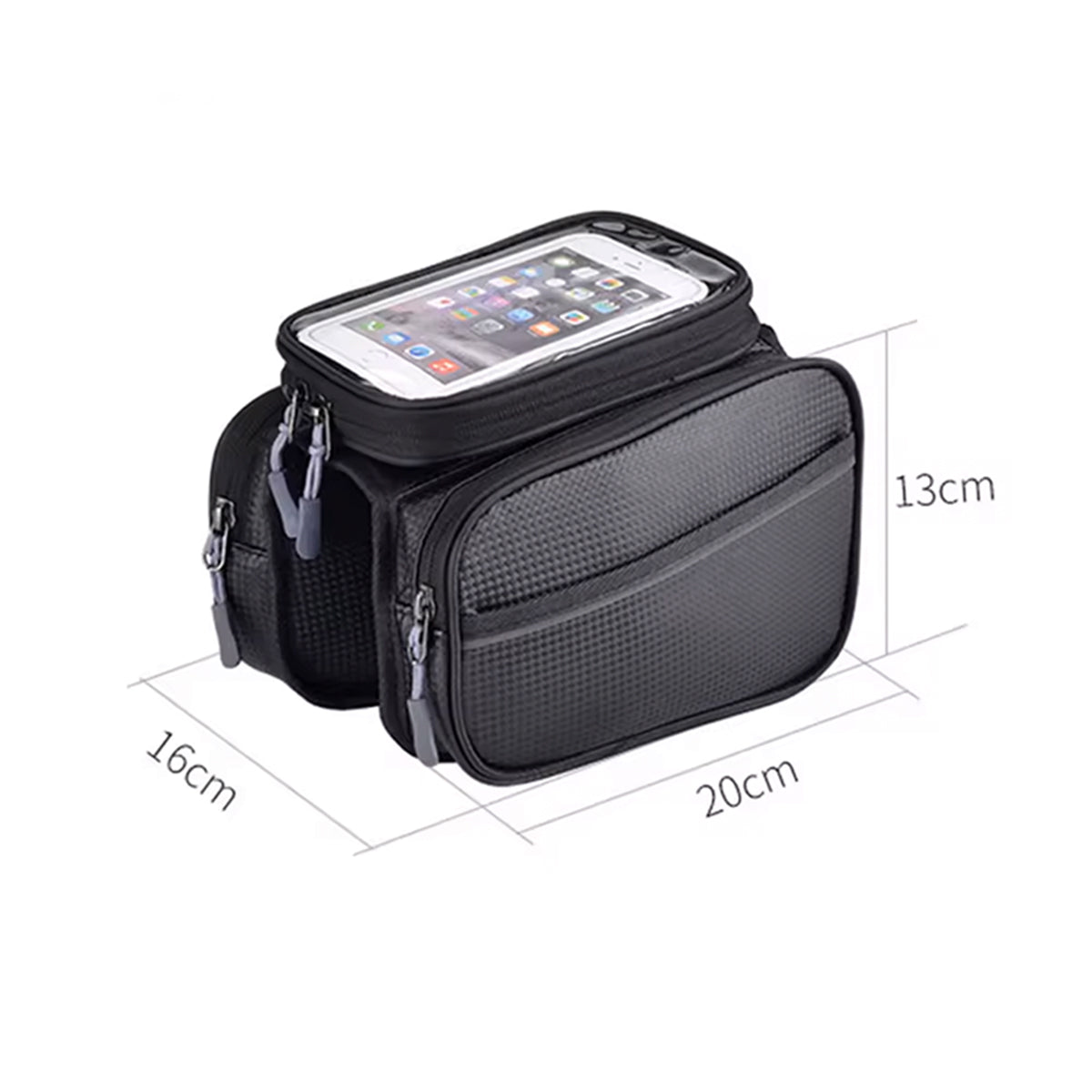 Bolso para bicicleta compacto tipo morral 20cm -170