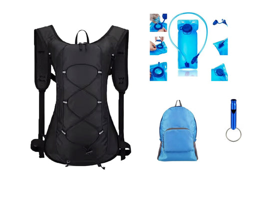Mochila de hidratacion Camelback +Bolsa de agua +Silbato + Regalo